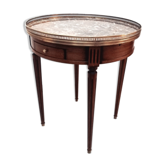 Table bouillotte de style Louis XVI en merisier