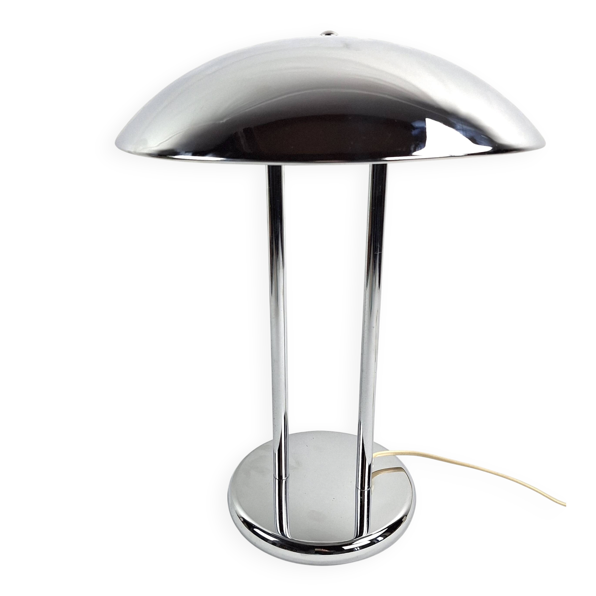 Vintage chrome lamp by Robert Sonneman, Space Age, Midcentury.