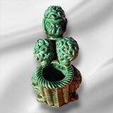 Spaghetti Noodles Ceramic Poodle Color Green Italy