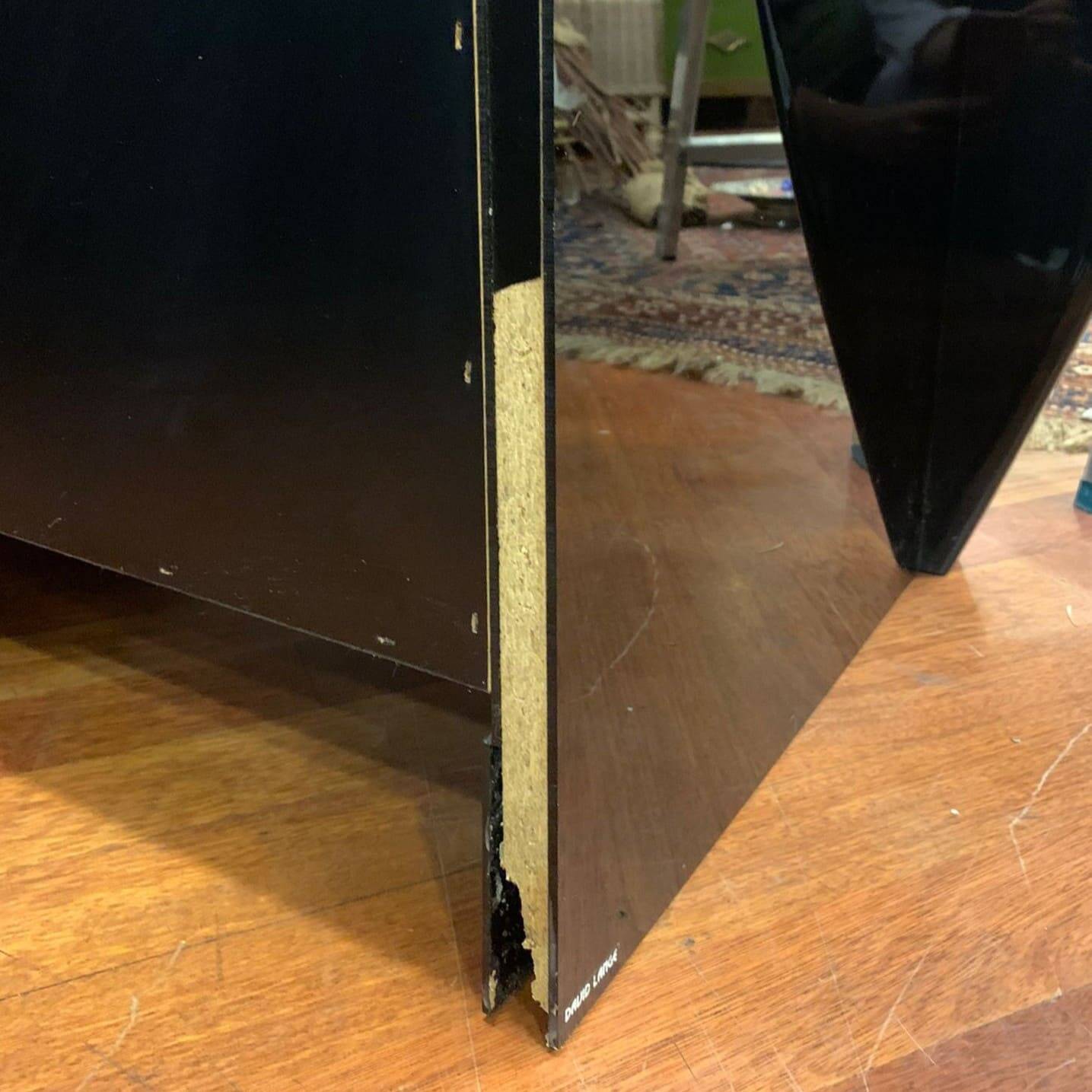 Lacquered wooden chest of drawers, David Lange, Mid-century, 1970s – France