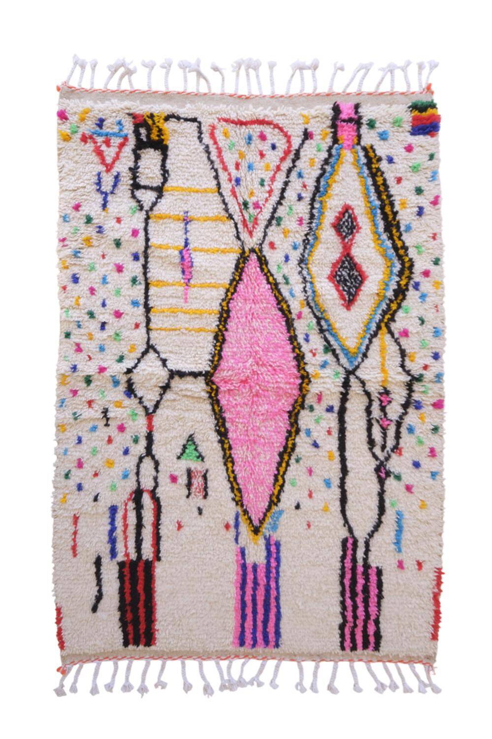 Small Berber Azilal Rug - 190 x 120 cm
