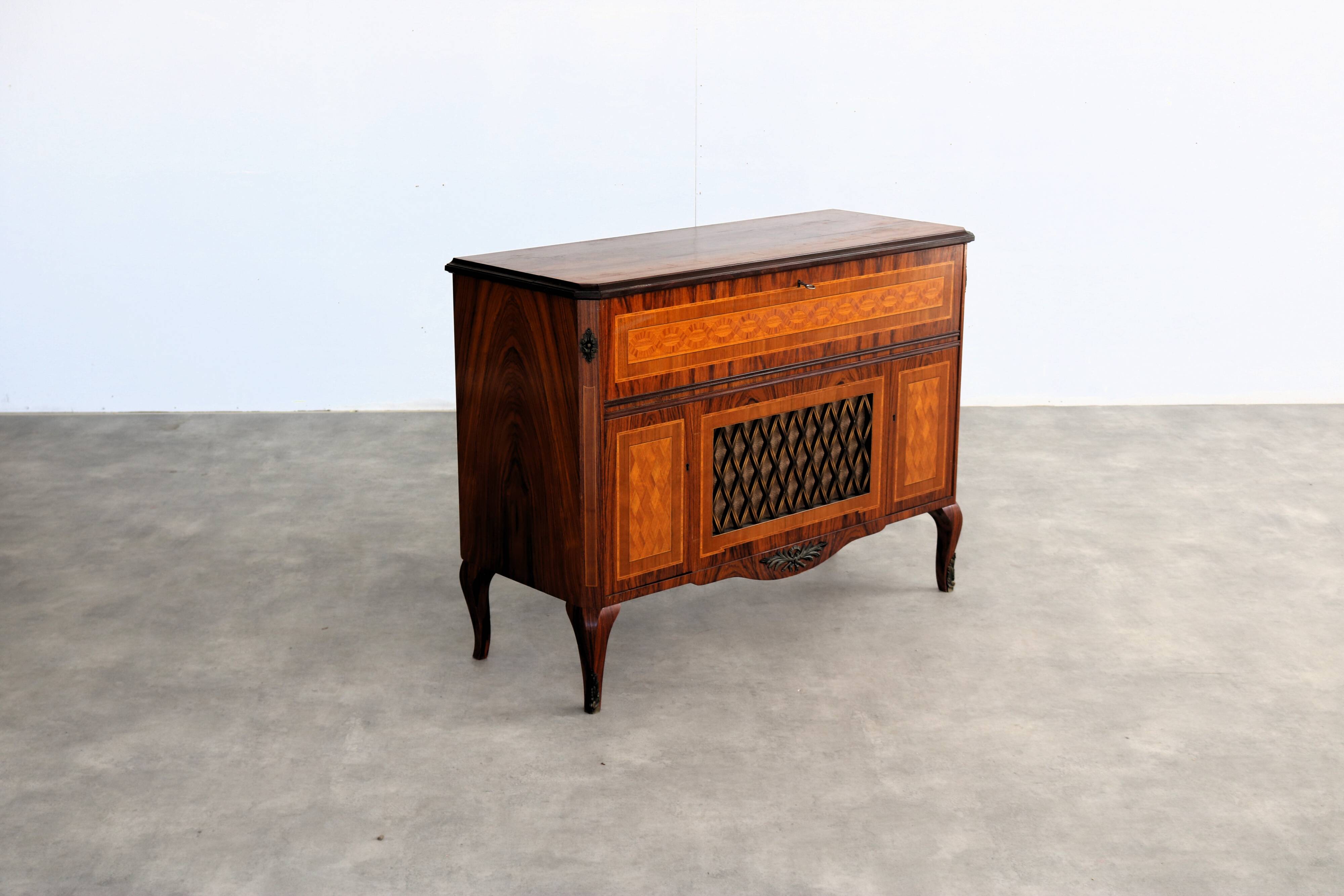 Vintage empty audio furniture | cabinet | 1950s | swedish