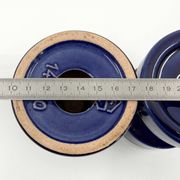2 bougeoirs en céramique Steuler • Design Cari Zalloni • Circa 60-70