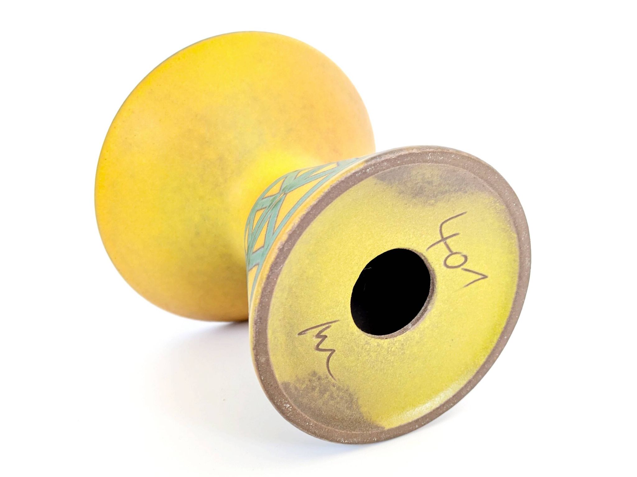 Bougeoir Céramique Ceramano | Poterie Ouest Allemande Années 60