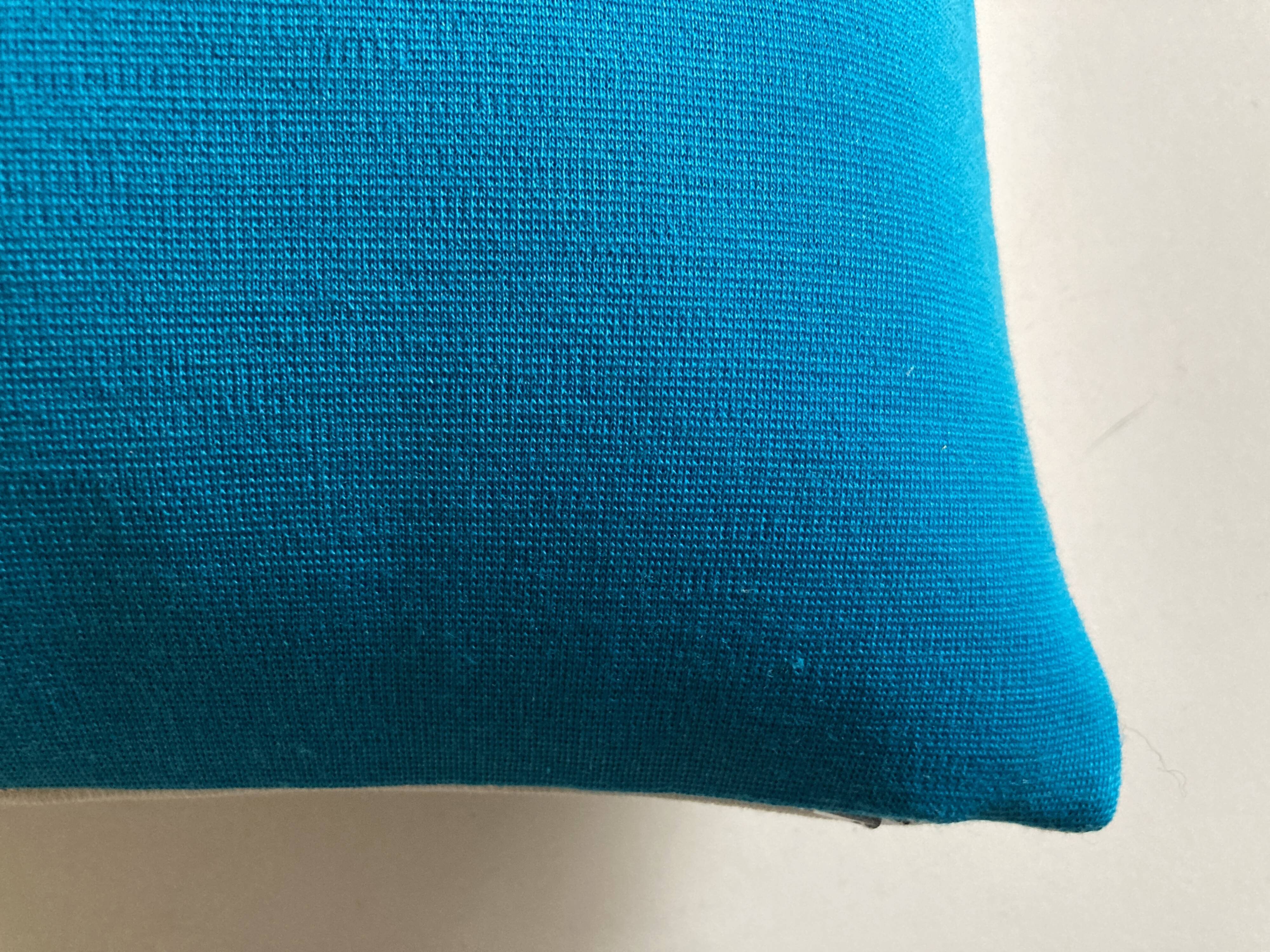 Racine space age 1960 wool jersey cushion on both sides