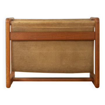 Mid-century magazine rack by Aksel Kjersgaard for Salin Møbler, Denmark, 1960s