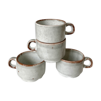 Sarreguemines coffee cups