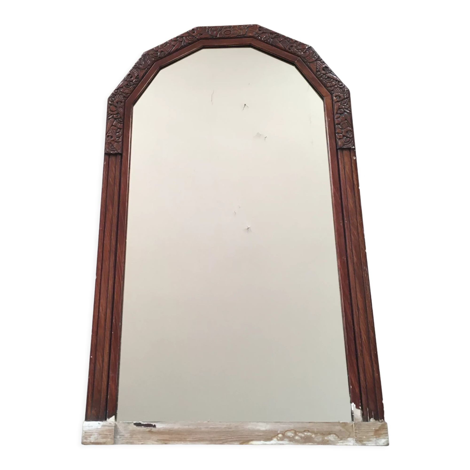 Mirror arch art deco ancient, 113x67 cm