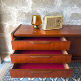 Vintage Scandinavian teak sideboard, 1960.