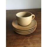 Set of 4 sandstone cups