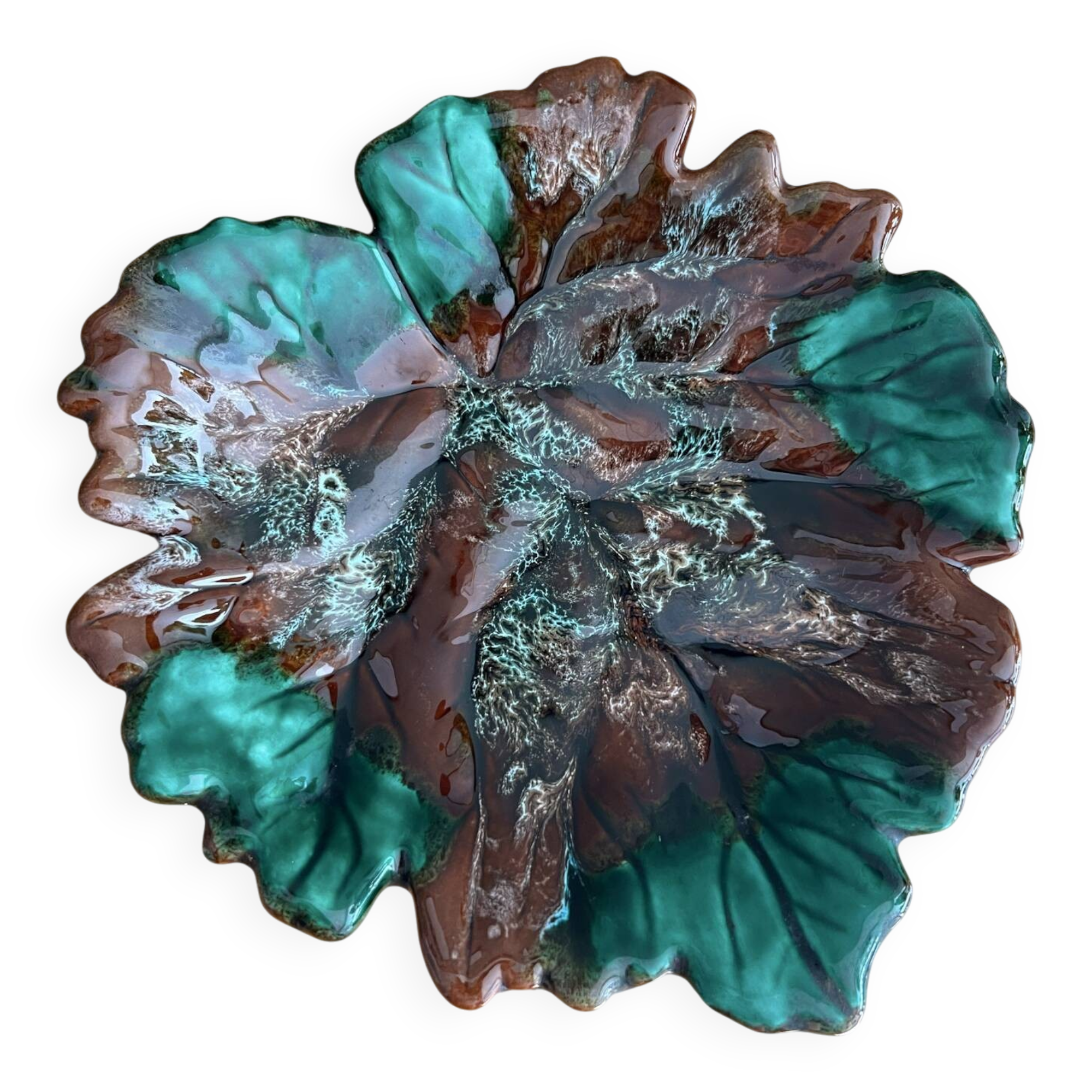 Autumn leaf tray