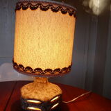 Table lamp ceramic with Lampshade 2 1970s lighting sources