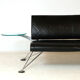 Leather sofa "Wing" by Roy Fleetwood for Vitra 1990's