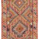Turkish Handwoven Vintage Herki Kilim 97 cm x 317 cm