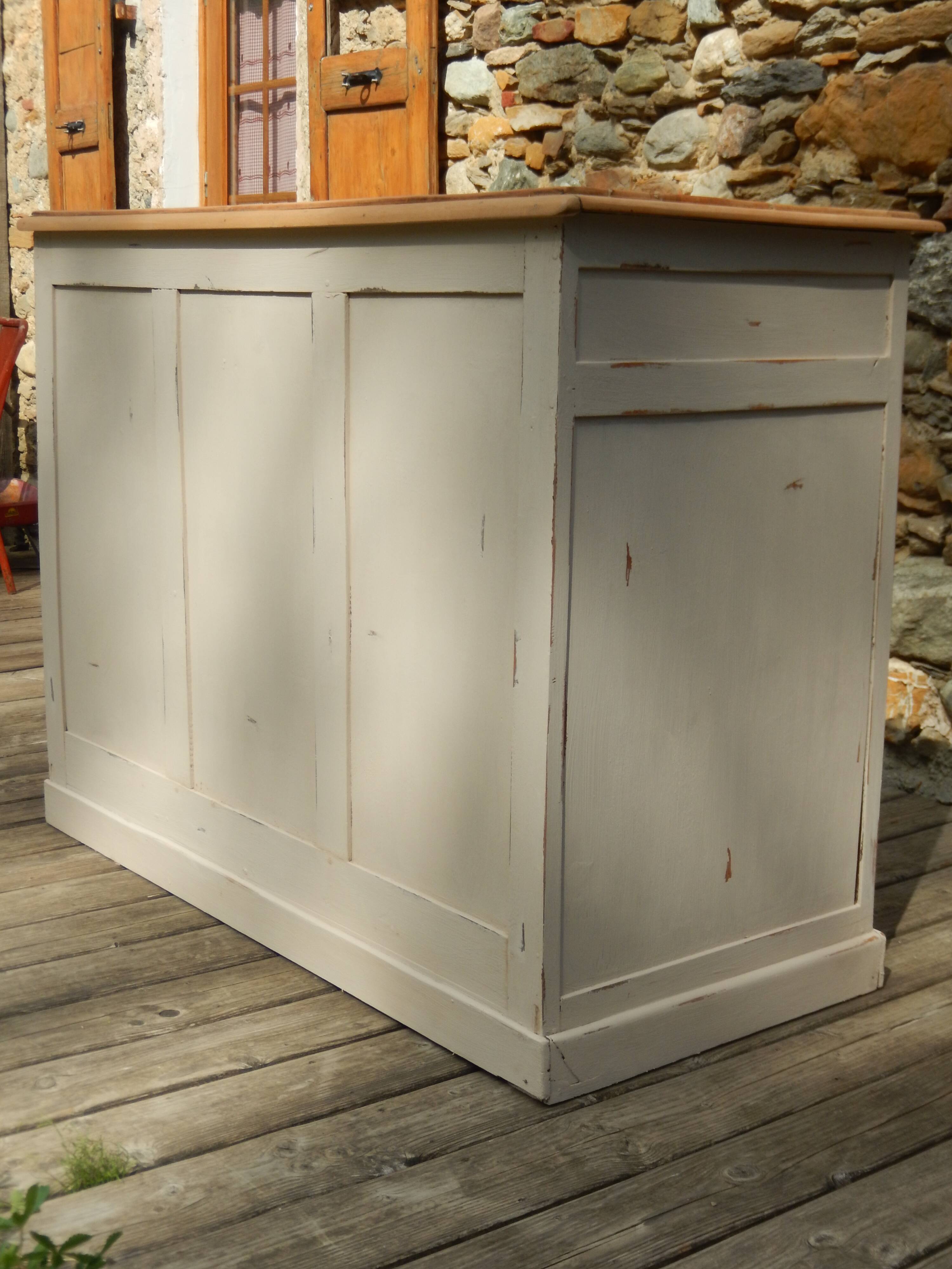 Superb buffet unit / counter / kitchen island in solid wood