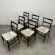 6 Leggera chairs by Gio Ponti for Cassina, Italy, first edition