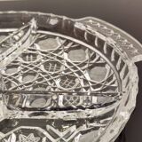 5-compartment crystal aperitif dish