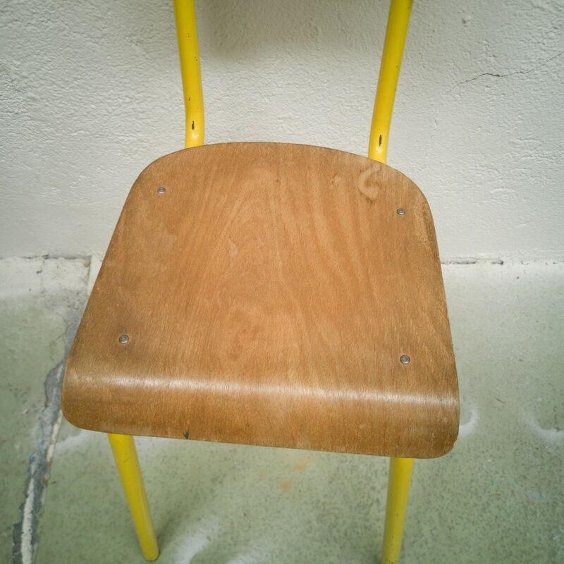 Yellow school chair