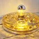Glass wall light by Peil and Putzler, 1970s