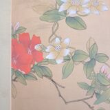 Peinture chinoise ancienne - Papillon et fleurs