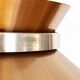 Copper colored aluminium pendant light by Carl Thore for Granhaga Metall. Sweden 1970s