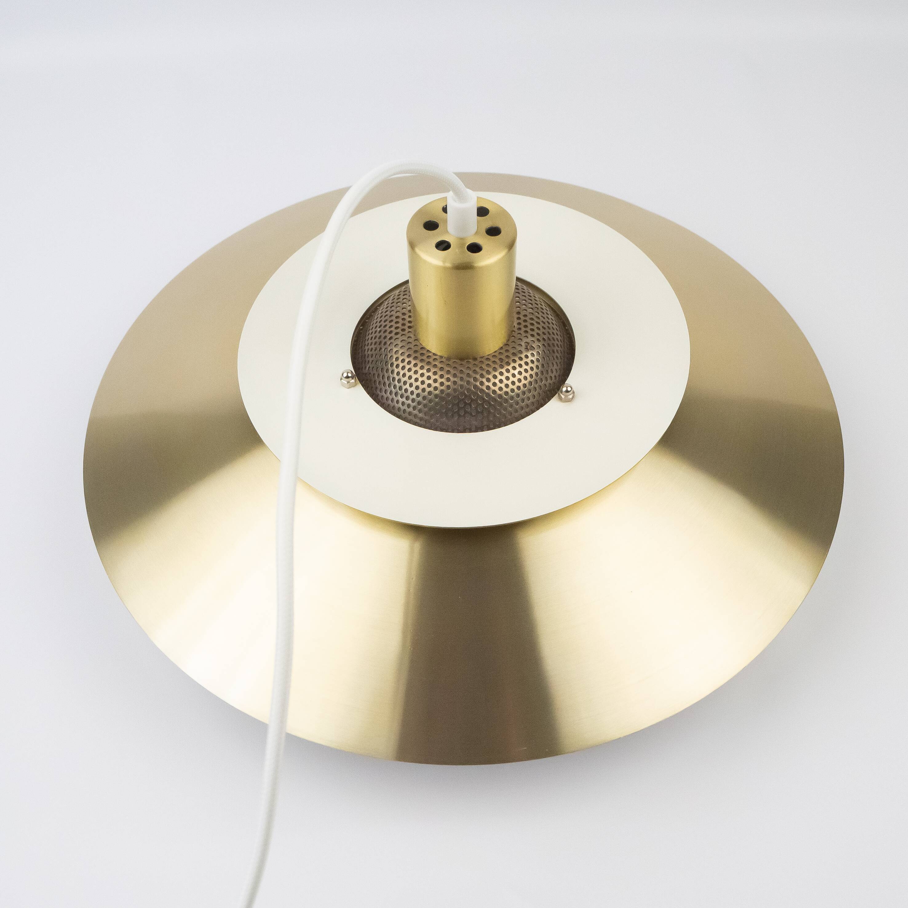Danish vintage pendant lamp by Kurt Wiborg, Jeka, 1980s
