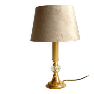 LAMPE Cristal et Métal