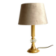 LAMPE Cristal et Métal Doré et VINTAGE