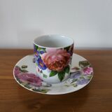 Porcelain Coffee Cup Bill Goldsmith Limoges "Victoria"