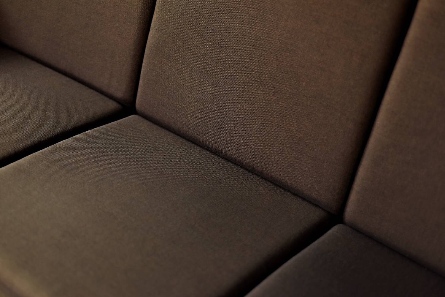 Mid-Century Danish Brown 3-Seater Sofa by Folke Ohlsson for Fritz Hansen