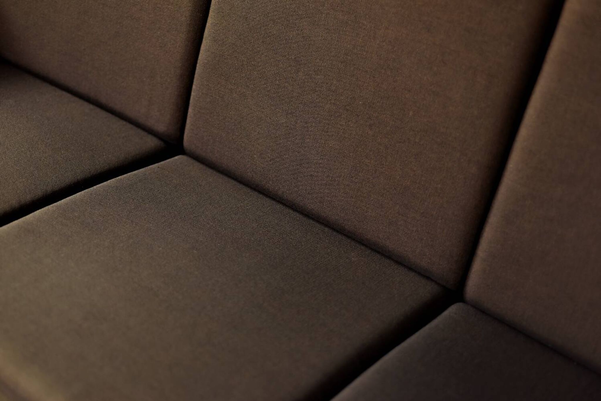 Mid-Century Danish Brown 3-Seater Sofa by Folke Ohlsson for Fritz Hansen