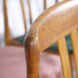 Teak chairs danish design set 1960s new upholstery