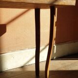 Solid wood side table