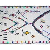 Tapis berbère coloré 260x152cm