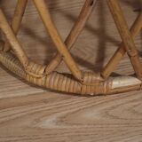 Rattan stool Italy 1960s