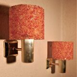 Vintage resin wall appliques