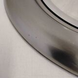 Reggiani round mirror in vintage chrome metal
