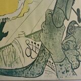 A reproduction of poster 1900 of Toulouse Lautrec poster