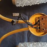 Pair of double wall lights from the 70s.