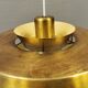 A mid-century Danish hanging lamp in solid brass by Jo Hammerborg for Fog & Mørup.