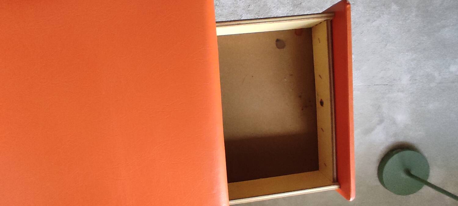 Chrome and skai desk from the 70s