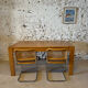 Table repas orme massif - Vintage - 1980