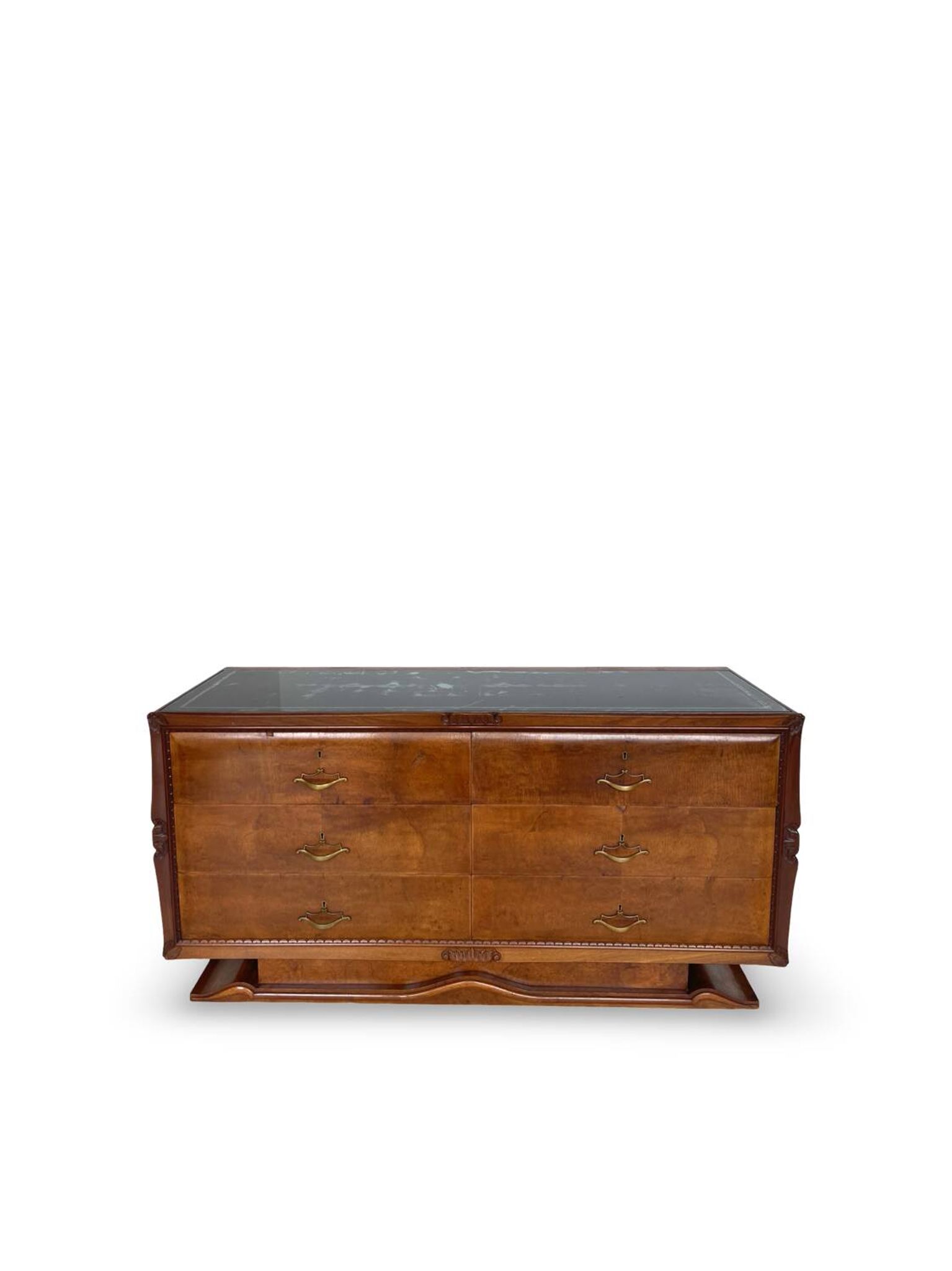 An art deco Italian chest of drawers, Italy 1950s