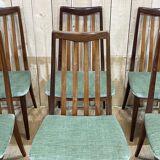 Suite of 6 chairs of the brand GPlan of the 70s in teak