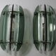 Set of 2 wall sconces Veco d'Italie glass nice effect
