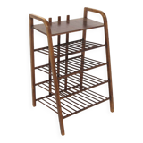 Porte-revues scandinave en hêtre, Suède, 1960