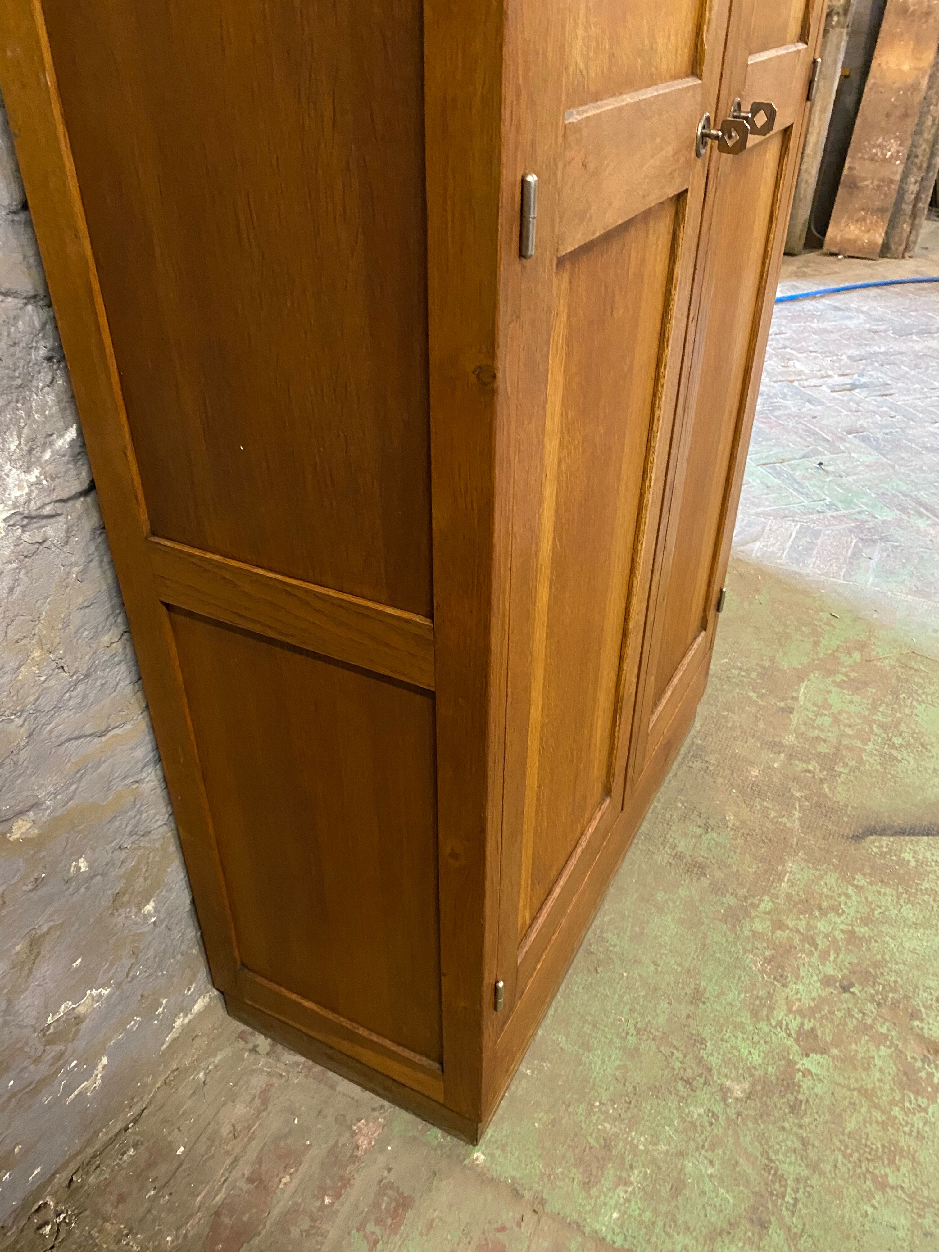 Vintage Parisian cabinet in small model oak