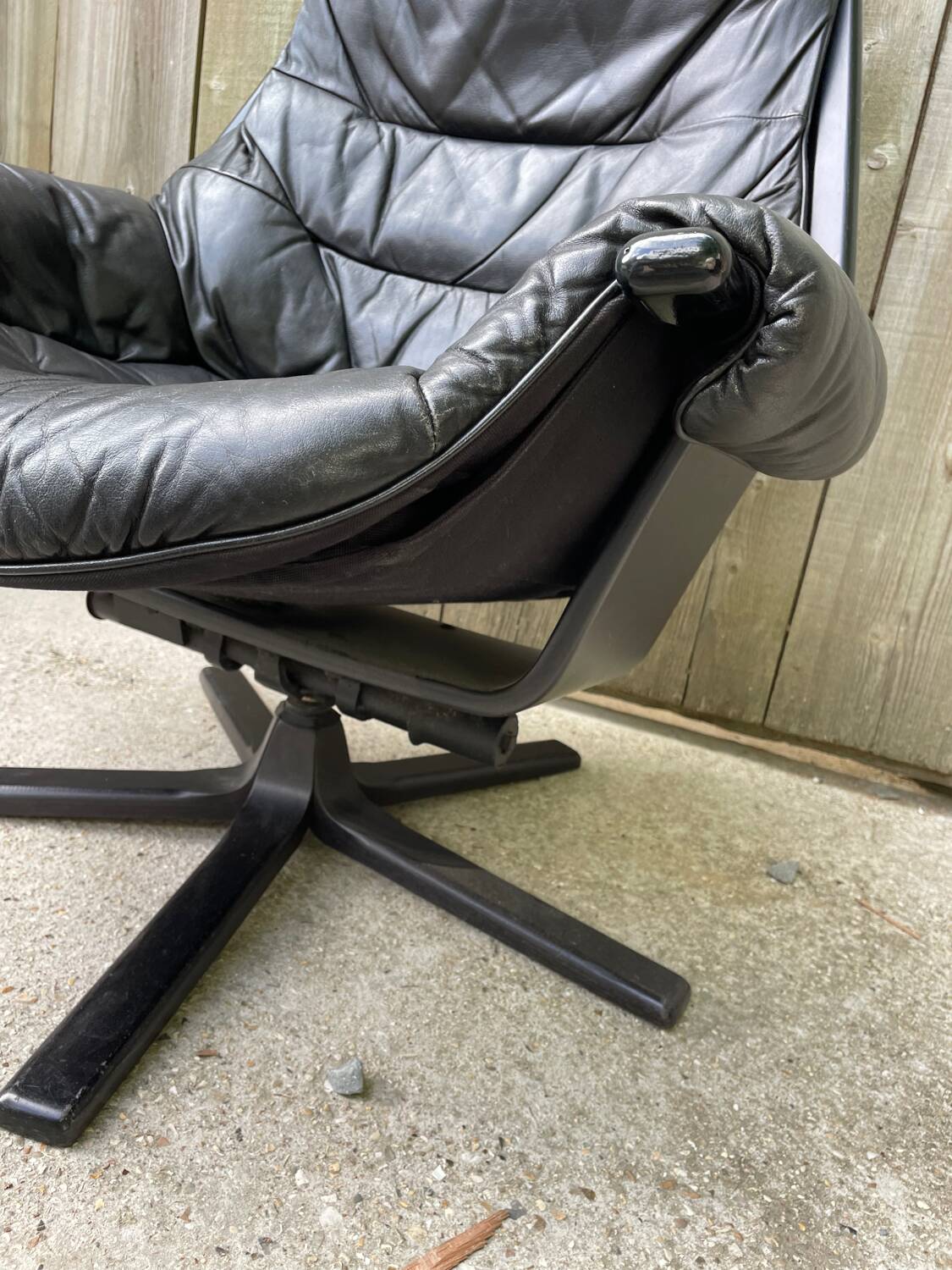 Armchair and footstool Möbel Sweden