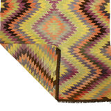 Anatolian handmade kilim rug 298 cm x 163 cm