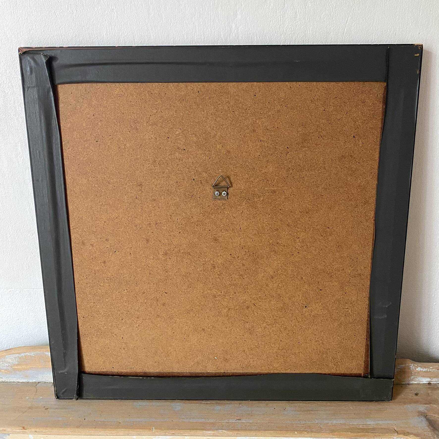 Vintage frame butterfly wings mosaic